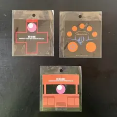 バンダイ　ガンダムステッカー　正方形　3枚セット