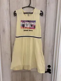 Jenni ノースリーブ ワンピース 140 黄色 夏