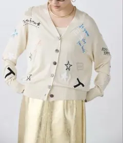 新品★ TORRAZZO DONNA ハッピーエンブロイダリーカーディガン