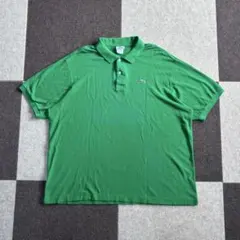 【レア】LACOSTE グリーンポロシャツ　ゆるダボ　9サイズ