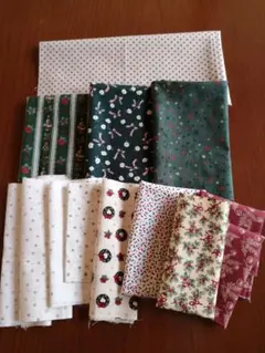 クリスマス 布地はぎれ まとめて