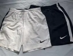Nike サッカー　ハーフパンツDri-FIT ブラック　ホワイト