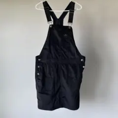 アディダス　オリジナルスadidas 黒サロペットスカート　ジャンパースカート