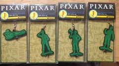 Happyくじ / PIXAR 2025 J賞 ラバーチャーム アーミー 4種