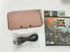 【動作品・ソフト付き】ニンテンドー 3DS 本体 ミスティ ピンク 任天堂