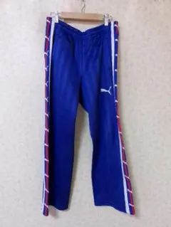 99554　プーマ　ジャージパンツ　青　M