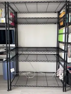 Home ERECTA スチールラック ブラック 5段 黒 (直接引渡しのみ)のサムネイル