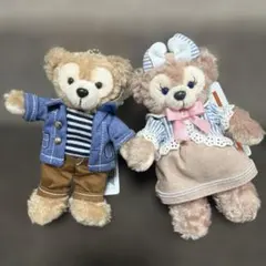 ダッフィー シェリーメイ ぬいぐるみバッジ　ぬいば
