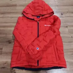 【Champion】キルティングジャケット M 赤