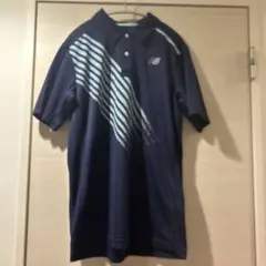New Balance ポロシャツ ネイビー 半袖のサムネイル