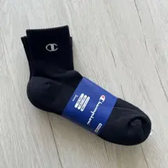 新品/未使用Champion 3足組 ショートソックス ブラック 27-29cmのサムネイル