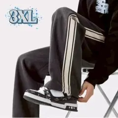 長ズボン サイドラインパンツ メンズ ワイド ストリート カジュアル ボトムス