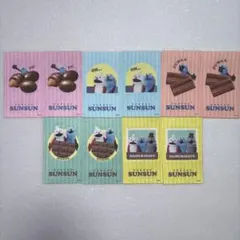 パペットスンスン　【オリジナルステッカー全5種】2セット　セブンイレブン