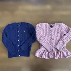 ラルフローレン カーディガン 120 2枚セット 女の子