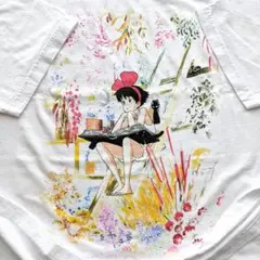 激レア】スタジオジブリ 魔女の宅急便 キキ ジジ 長袖Tシャツ 古着