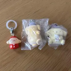 ポムポムプリン　ガチャガチャセット　めじるしアクセサリー