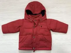 ポロ・ラルフ・ローレン 赤 ダウン中綿コート