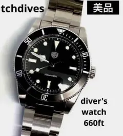 値下げ Watchdives diver's watch 660ft