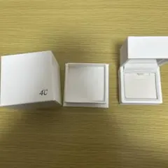 4℃ 空箱　ギフトボックス　アクセサリー入れ