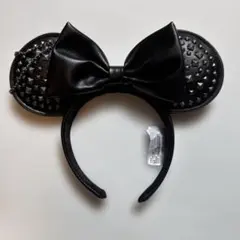 【上海限定】レザーカチューシャ　スタッズ　チェーン　ディズニー