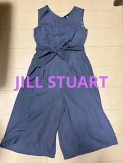 JILL STUART グレー サロペット オールインワン　ストライプ　Mのサムネイル