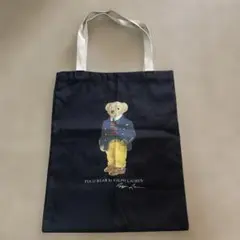 ポロラルフローレン ポロベア トートバッグ ブラック エコバッグ