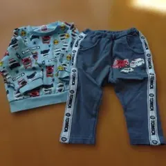 トミカ トレーナー パンツ セット 90cm