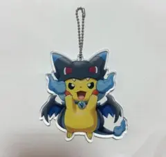 ポケモンセンター メガリザードン ポンチョを着たピカチュウ アクリルチャーム ポケモンセンター メガリザードン ポンチョを着たピカチュウ アクリル