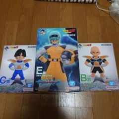 ドラゴンボール 一番くじフィギュアセット　孫悟飯＆クリリン＆ブルマ
