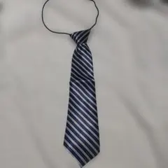 ネイビー ストライプ ネクタイ 　キッズ用