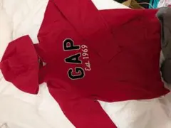 GAP フード付きパーカー レッド 1969