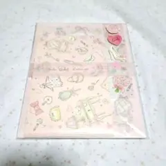 ゆ*リ様 【新品未使用】たけいみき　レターセット　ガーリー　ピンク