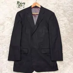 Dunhill ダンヒル　ストライプ　テーラードジャケット　ブラック
