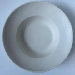 照井壮さん　デルフト深皿　リム皿　白　新品未使用　1枚