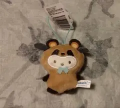 ポチャッコ　サンリオキャラクターズ　どうぶつ着ぐるみマスコット　たぬき編