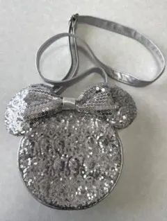 ミッキーマウス型シルバーバッグ