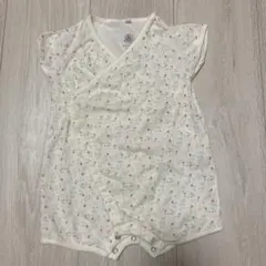 プチバトー半袖ロンパース 6m/67cm