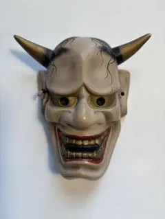 般若　裏に浮世彫り芸術品