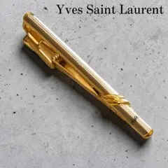 美品✨Yves Saint Laurent ネクタイピン　シルバー　ゴールド