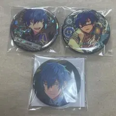 あんスタ　漣ジュン　缶バッジ　セット　中国　花窓　時光　5周年