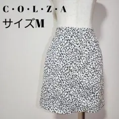 C・O・L・Z・A レオパード柄 Iライン スカート M 大人 A0156