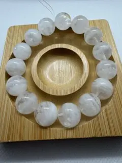 高品質ホワイトガーデンブレスレット 14mm