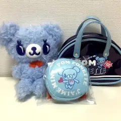 ナルミヤキャラクターズ　ミントくん　ぬいぐるみ　エコバッグ　ポーチ　ポンポネット