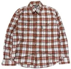 90s OUTDOOR オレンジチェック シャツ ギアのサムネイル