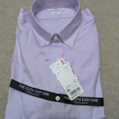 UNIQLO ストレッチスリムフィット ワイシャツ XL パープル