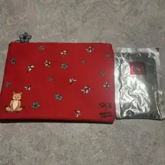 SKⅡ ノベルティポーチ＆SKⅡパック付き