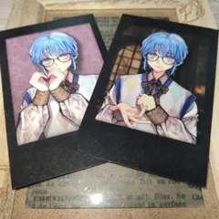 【 あくねこ 】 バレンタインチェキ風カード フルーレ 2枚セット