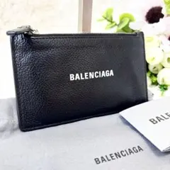美品 バレンシアガ フラグメントケース コイン カードケース エブリデイ 黒