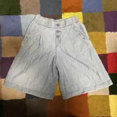 UNIQLO ユニクロ キッズ 薄手デニム キュロット 110cm