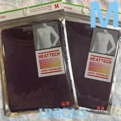 M☆UNIQLOヒートテック　クルーネックT長袖！2枚